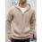 Casual 3D Embossed Zip-Up Hoodie