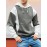 Color Blocking Fashion Casual Hoodie