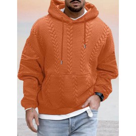 Textural Loose Fit Hoodie