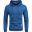 Gym Drawstring Plaid Jacquard Hoodie