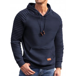 Stylish Waffle Knit Hoodie