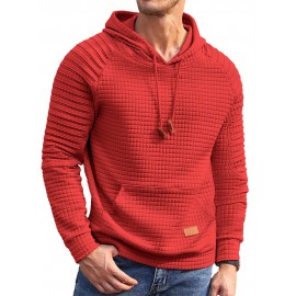 Stylish Waffle Knit Hoodie