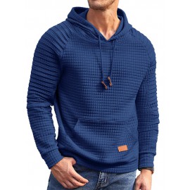 Stylish Waffle Knit Hoodie