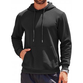 Casual Classic Waffle Knit Hoodie