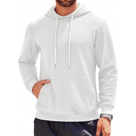 Casual Classic Waffle Knit Hoodie