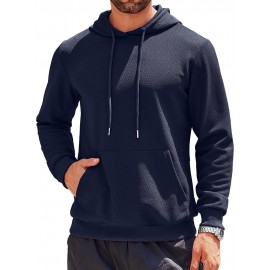 Casual Classic Waffle Knit Hoodie
