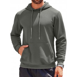 Casual Classic Waffle Knit Hoodie