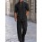 Modern Streetwear Zip-Up Jacket Pants Set
