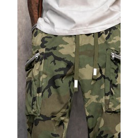 Utility Street Style Camouflage Cargo Pants