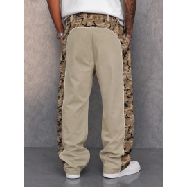 Urban Explorer Camo Patchwork Casual Pants