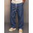 Casual Faux Denim Drawstring Pants
