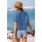 Island Hours Blue Top