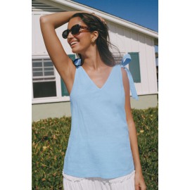 Lost Track of Time Blue Top