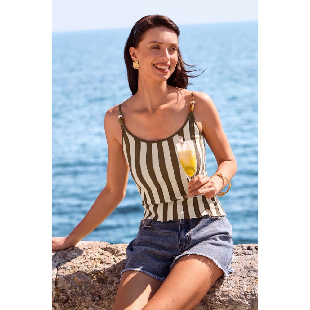 Magic Hour Striped Top