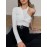 Pleated Solid Color Flared Sleeves Loose Round-Neck T-Shirts