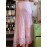 Lace Multi-Layered Casual Irregular Edge Skirt In Pink