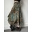 Printed Low Waist Irregular Skirt In Green