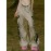 Ink-Splash Print Straight-Leg Casual Trousers