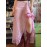 Lace Multi-Layered Casual Irregular Edge Skirt In Pink