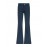 Solid Color Low Waist Flared Suit Pants