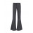 Solid Color Low Waist Flared Suit Pants