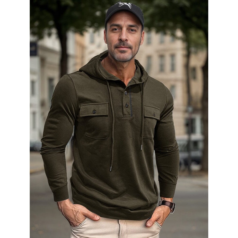 Casual Utility Inspired Hoodie
