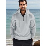 Athleisure Comfort Waffle Hoodie