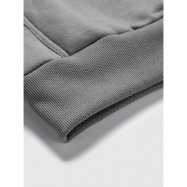 Color Blocking Fashion Casual Hoodie