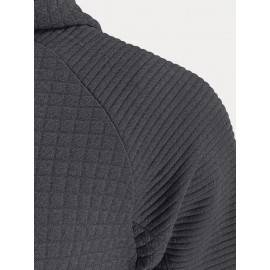 Comfy Relaxed Fit Waffle Hoodie