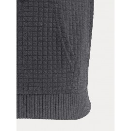 Comfy Relaxed Fit Waffle Hoodie