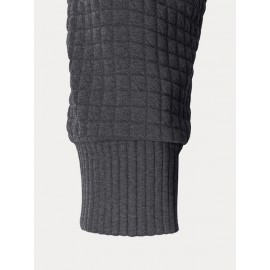 Comfy Relaxed Fit Waffle Hoodie