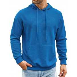 Classic Leisure Waffle Knit Hoodie