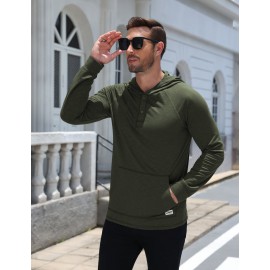 Casual Comfort Travel Henley Hoodie