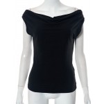 Backless Lace-Up See-Through Solid Color Split-Joint Loose Skinny Off-